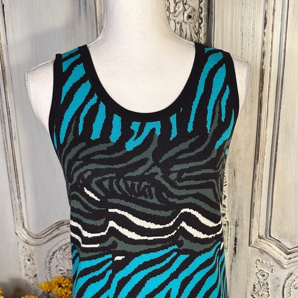 Banana Republic Issa London Collection Zebra Print Sleeveless Dress - Picture 2 of 10